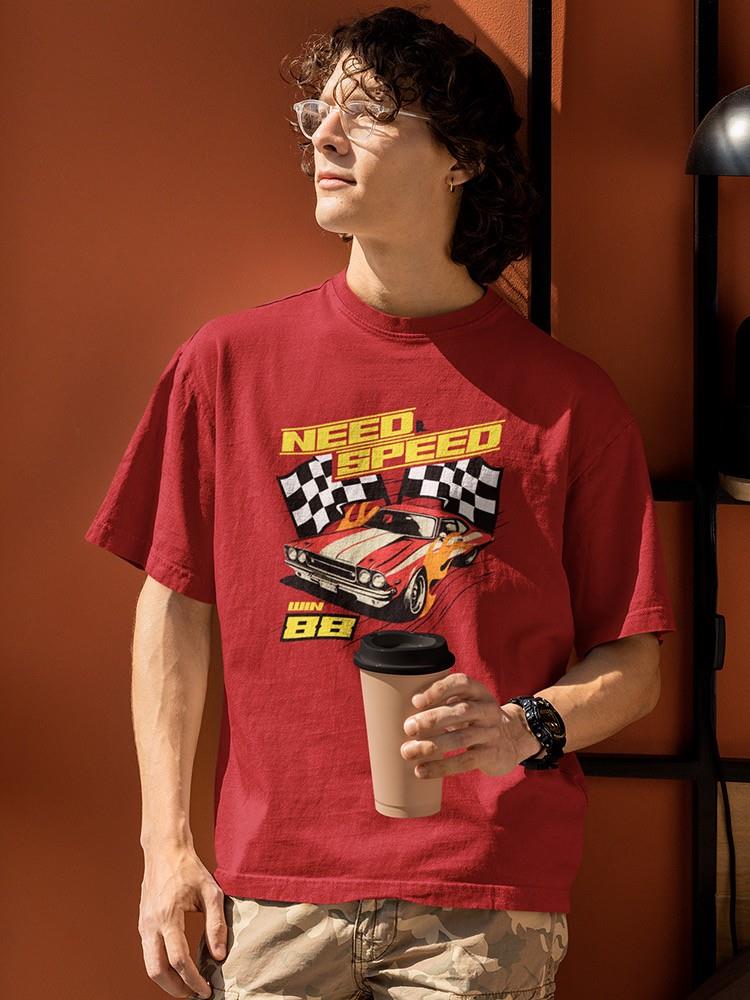 Vintage Speed Racing Car T-shirt -SmartPrintsInk Designs
