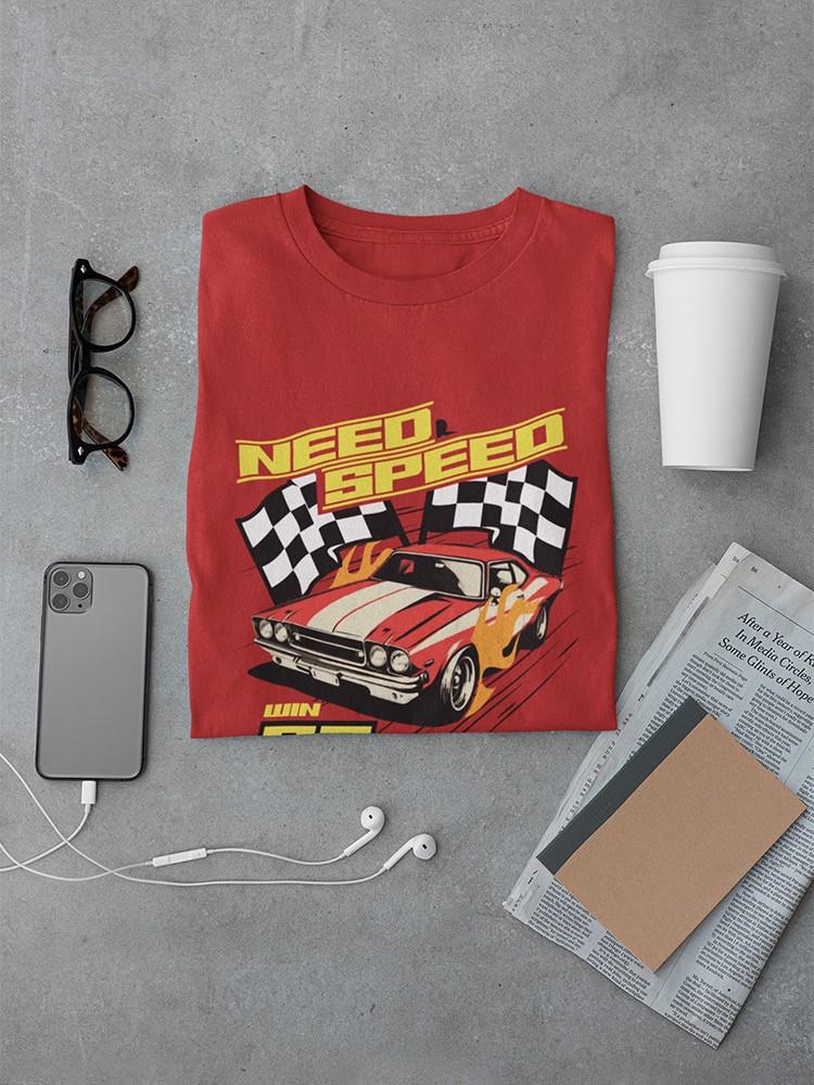 Vintage Speed Racing Car T-shirt -SmartPrintsInk Designs