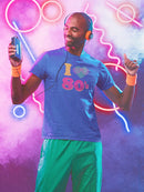 I Love 80'S Glasses Heart Men's T-shirt