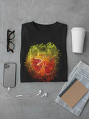 Dilophosaurus Dinosaur head Men's T-shirt