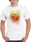 Dilophosaurus Dinosaur head Men's T-shirt