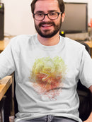 Dilophosaurus Dinosaur head Men's T-shirt