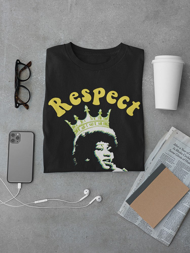 Respect The Queen Of Soul Aretha Graphic Men's T-shirt