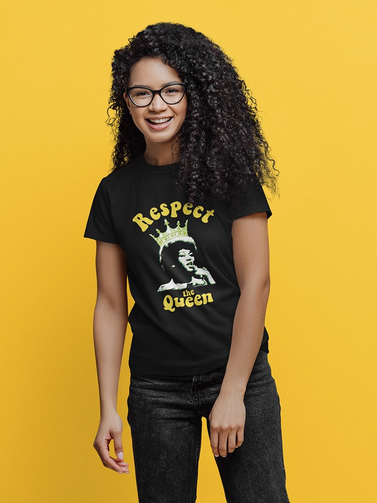 Respect The Queen Of Soul Aretha Graphic Women's T-shirt