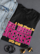 RIP Aretha A Little Prayer For Queen Women's T-shirt