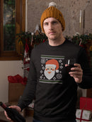 Cute Smile Santa Graphic Men's Sweatshirt