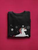 Christmas Cheer Unicorn Graphic Men's Sweatshirt