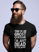 "I'm just dead on the inside" Halloween Costume Men's Black T-shirt