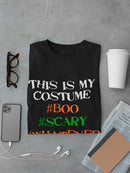 Funny Halloween Costume Men's Black T-shirt