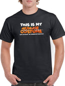 "I'm a bulldog" Halloween Costume Men's Black T-shirt