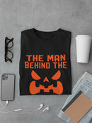 "The Man Behind The Pumpkin" Halloween Costume Men's T-shirt