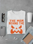 "The Man Behind The Pumpkin" Halloween Costume Men's T-shirt