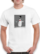 Fancy Singing Performance Penguin Men's T-shirt