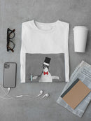 Fancy Singing Performance Penguin Men's T-shirt