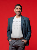 Strange Pattern Stars Lighting Bolt Men's T-shirt