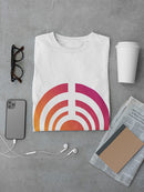 Circle in sunset colors Men's T-shirt