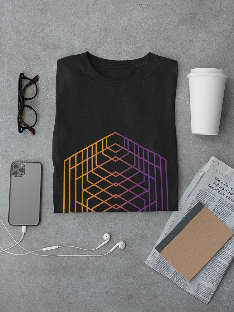 Cool hexagon pattern  Men's T-shirt