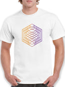 Cool hexagon pattern  Men's T-shirt