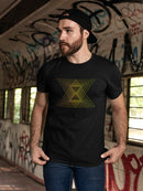 Two triangles in loop pattern Men's T-shirt