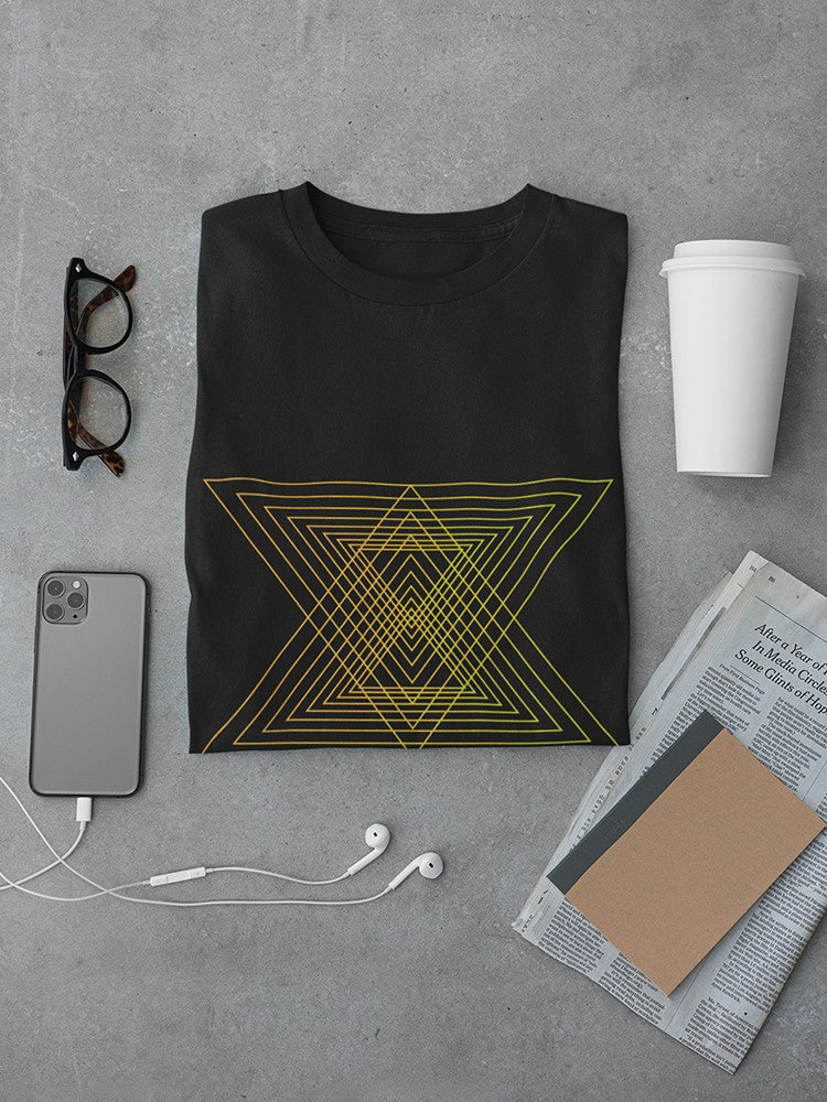 Two triangles in loop pattern Men's T-shirt
