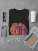 Geometric figure in sunset colors Men's T-shirt