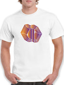 Geometric figure in sunset colors Men's T-shirt