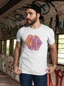 Geometric figure in sunset colors Men's T-shirt