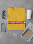 More Love Love More Red Logo Men's T-shirt