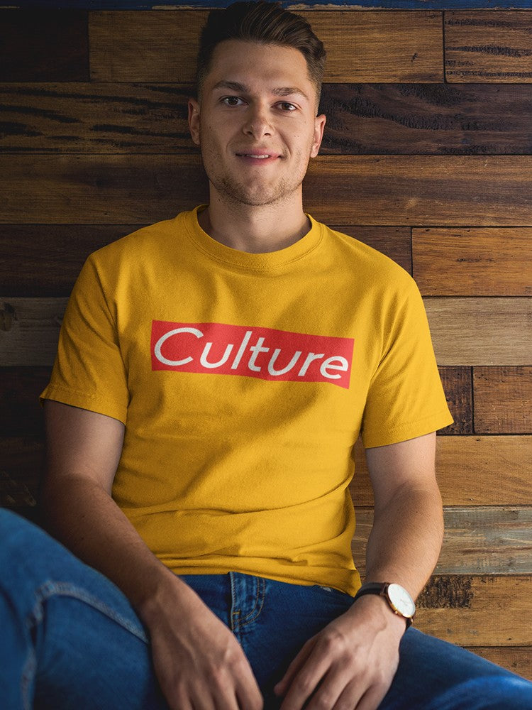 Culture Red Logo Men's T-shirt