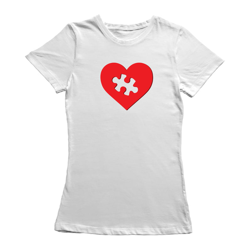 Valentine's Day Piece Of My Heart Matching Couple Women's T-shirt
