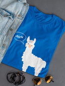 Llama Meow Graphic Design Women's T-shirt