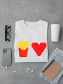 Pixel Fries Love Graphic Men's T-shirt