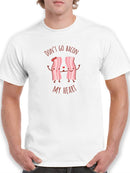 Don't Go Bacon My Heart Graphic Men's T-shirt