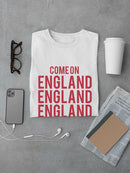 Come on, England, England, Endland! Men's White T-shirt