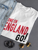 Come On England Go! Women's T-shirt