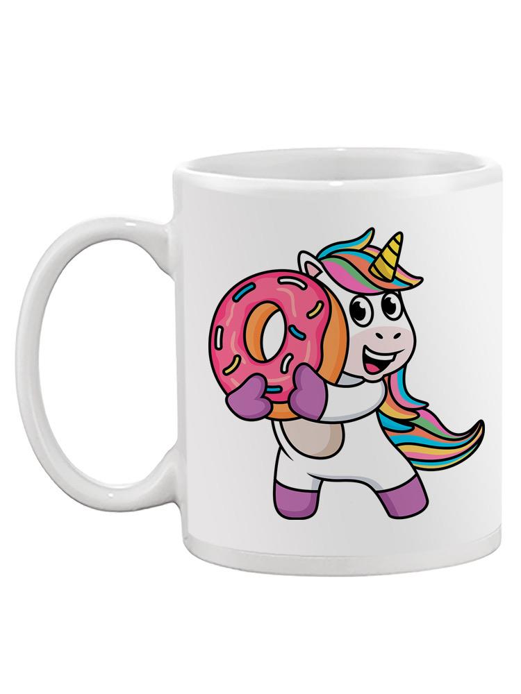 Unicorn With A Donut Mug -SPIdeals Designs