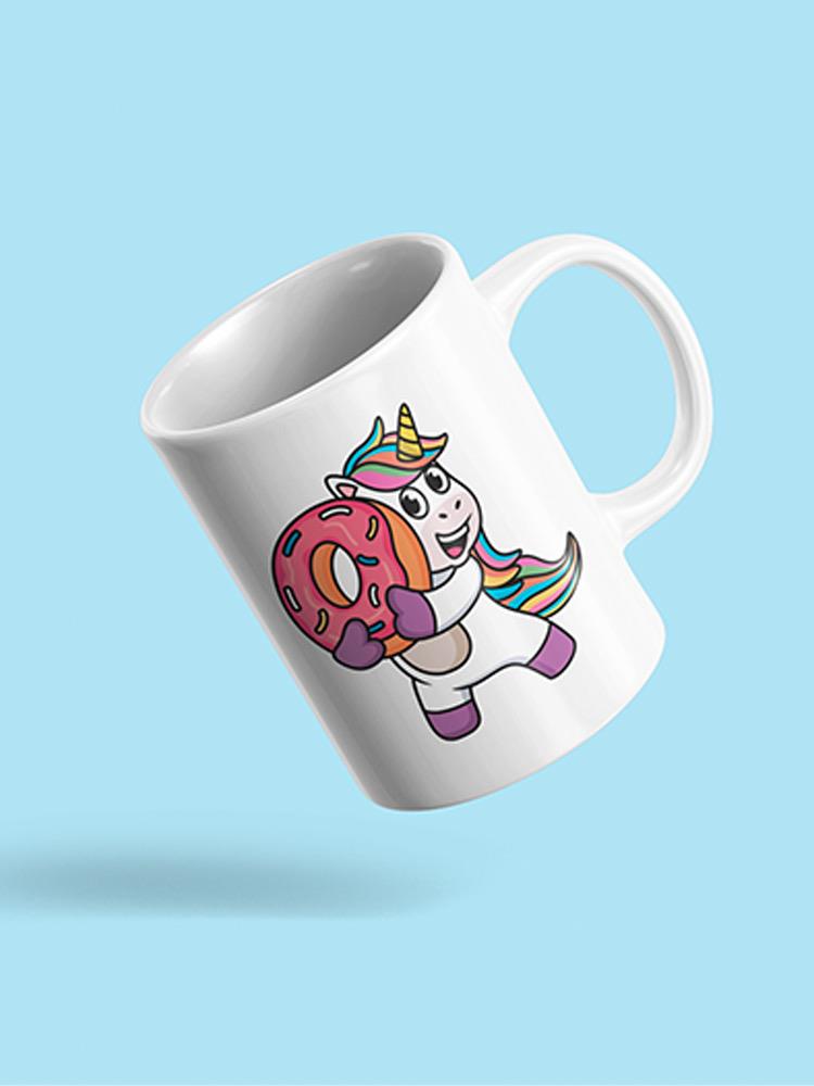 Unicorn With A Donut Mug -SPIdeals Designs