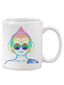 Peace And Love Headphones Mug -SPIdeals Designs