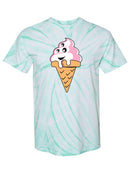 Alien Ice Cream Tie Dye Tee -SPIdeals Designs