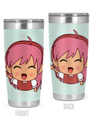 Cute Pink Hair Girl Tumbler -SPIdeals Designs