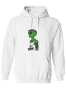 Tattooed Alien Hoodie -SPIdeals Designs