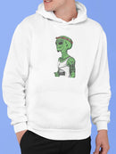 Tattooed Alien Hoodie -SPIdeals Designs