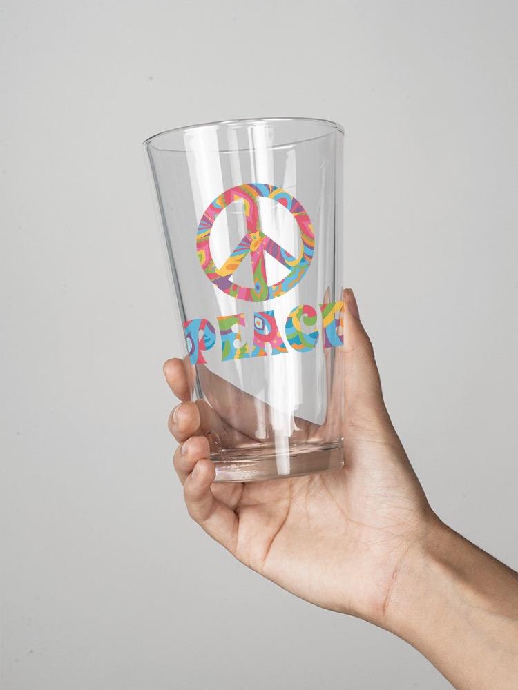 Peace Symbol Pint Glass -SPIdeals Designs