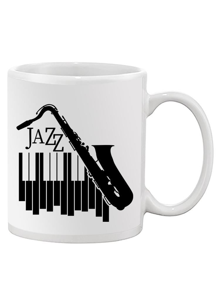 Jazz Sax And Piano Mug -SPIdeals Designs