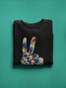 Colorful Peace Hand Sign Hoodie or Sweatshirt -SPIdeals Designs