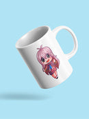 Pink Hair Girl Mug -SPIdeals Designs