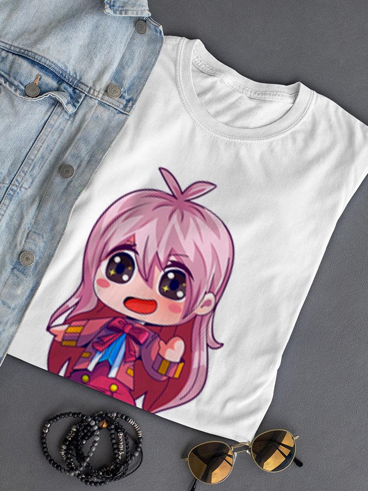 Pink Hair Girl T-shirt -SPIdeals Designs