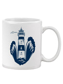 Lighthouse With Waves Mug -SPIdeals Designs