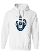 Lighthouse With Waves Hoodie -SPIdeals Designs