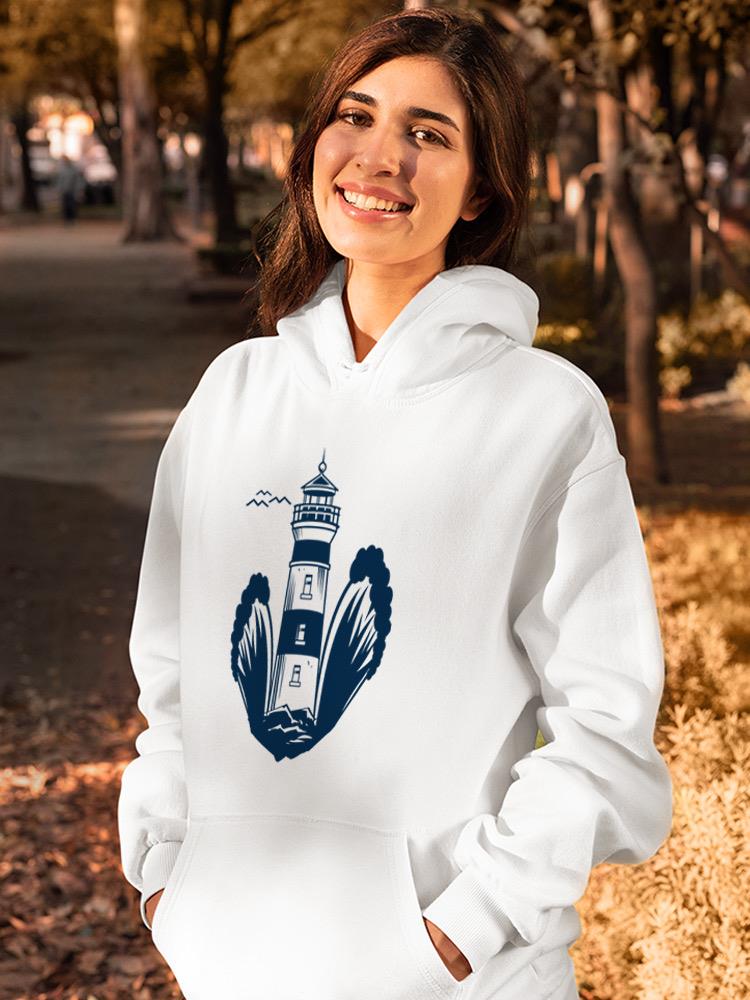 Lighthouse With Waves Hoodie -SPIdeals Designs